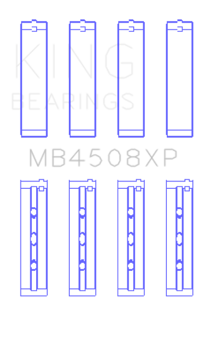 King Engine Bearings Honda J30/J35 Main Bearing Set