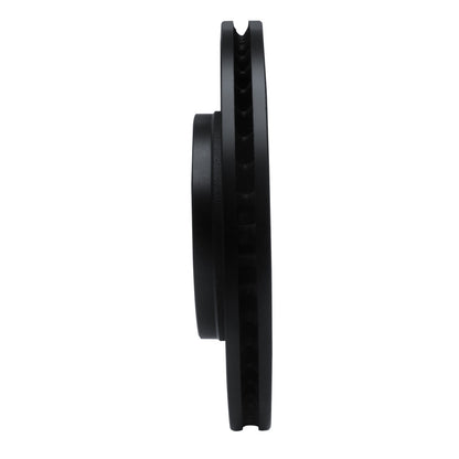R1 Concepts R1 18-22 Toyota C-HR Front Left Drilled & Slotted Black Brake Rotor