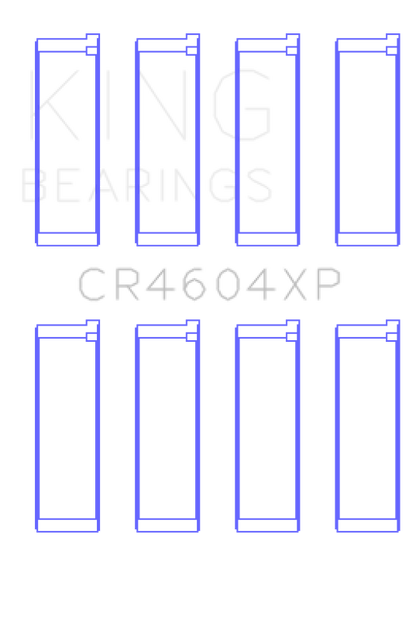 King Engine Bearings King 07-09 Mazdaspeed 3 L3-VDT MZR DISI (t) Duratec High Performance Rod Bearing Set - Size STD