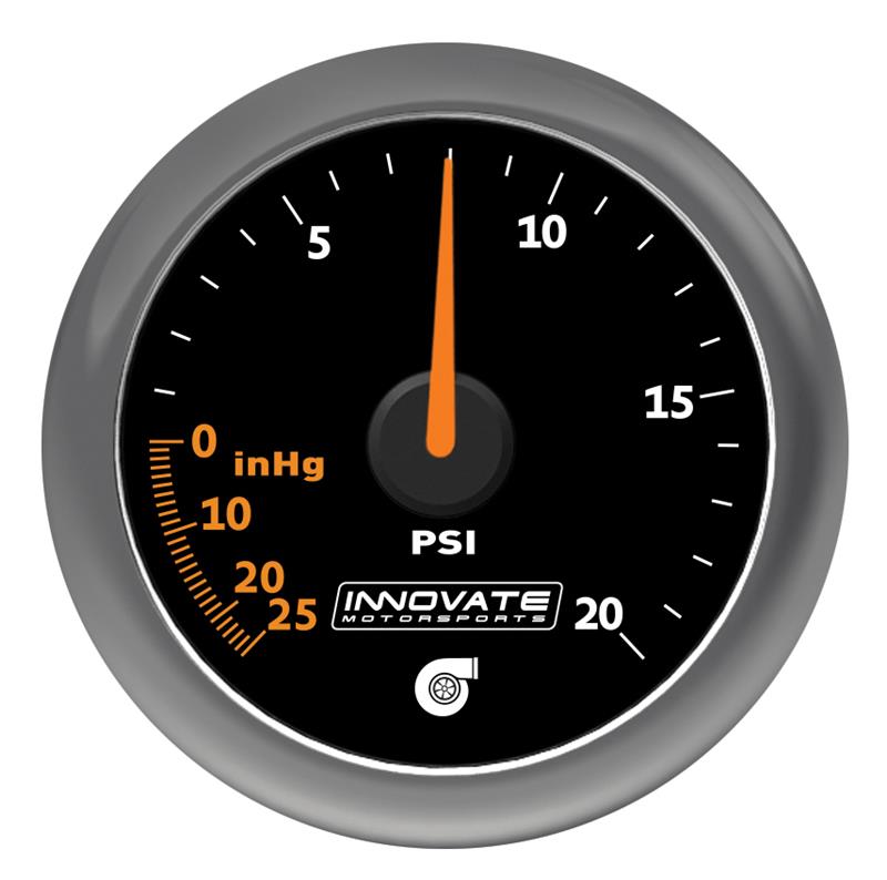 Innovate Motorsports Innovate MTX-AL Analog Air/Fuel Ratio Gauge Kit - Black Dial