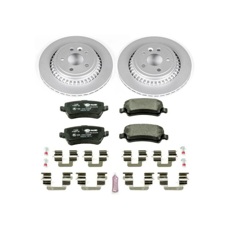 PowerStop Power Stop 10-17 Volvo XC60 Rear Euro-Stop Brake Kit