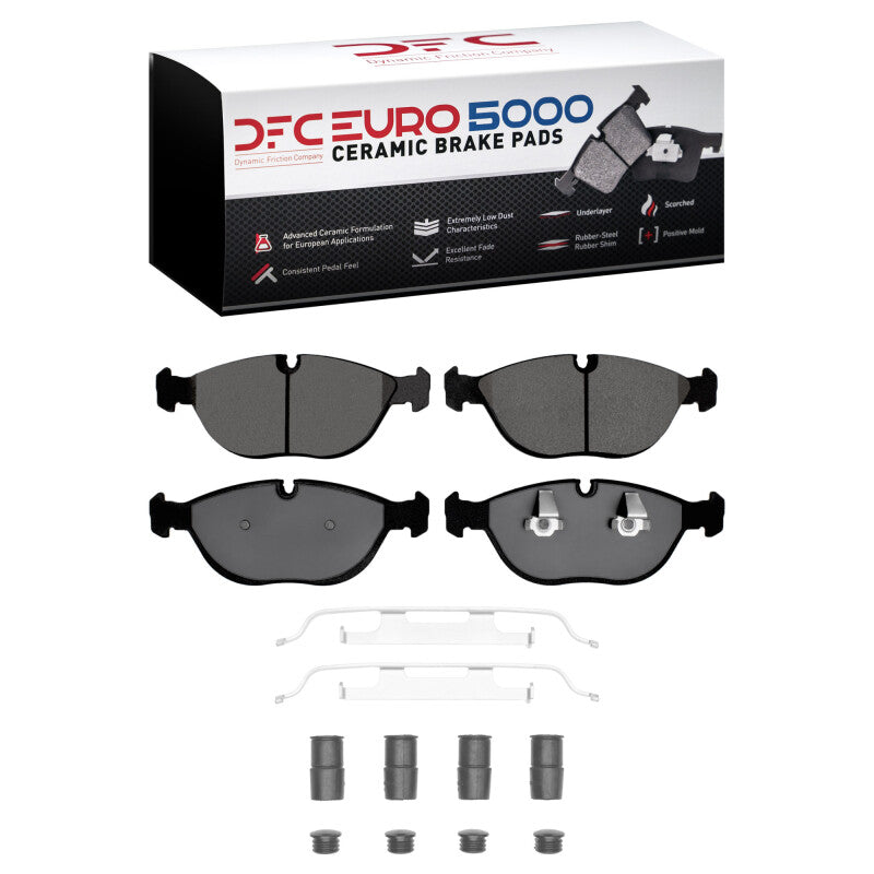 DFC 95-06 Audi TT Quattro Front Euro 5000 Ceramic Brake Pads and Hardware Kit