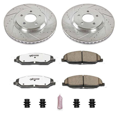 PowerStop Power Stop 05-10 Ford Mustang Front Z26 Street Warrior Brake Kit