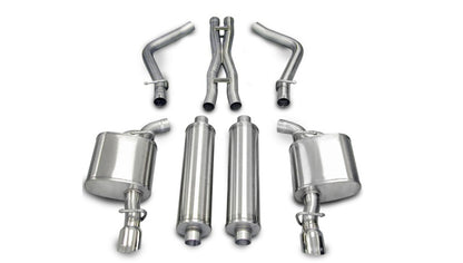 CORSA Performance Corsa 2005-2010 Dodge Charger No Towing Hitch R/T 5.7L V8 Polished Xtreme Cat-Back Exhaust