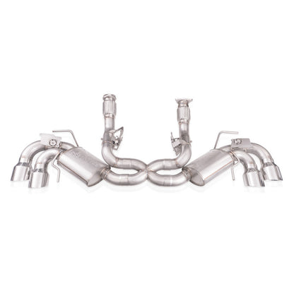 Stainless Works 20-21 Chevrolet Corvette C8 6.2L Redline Cat-Back Exhaust w/ Polished Tips