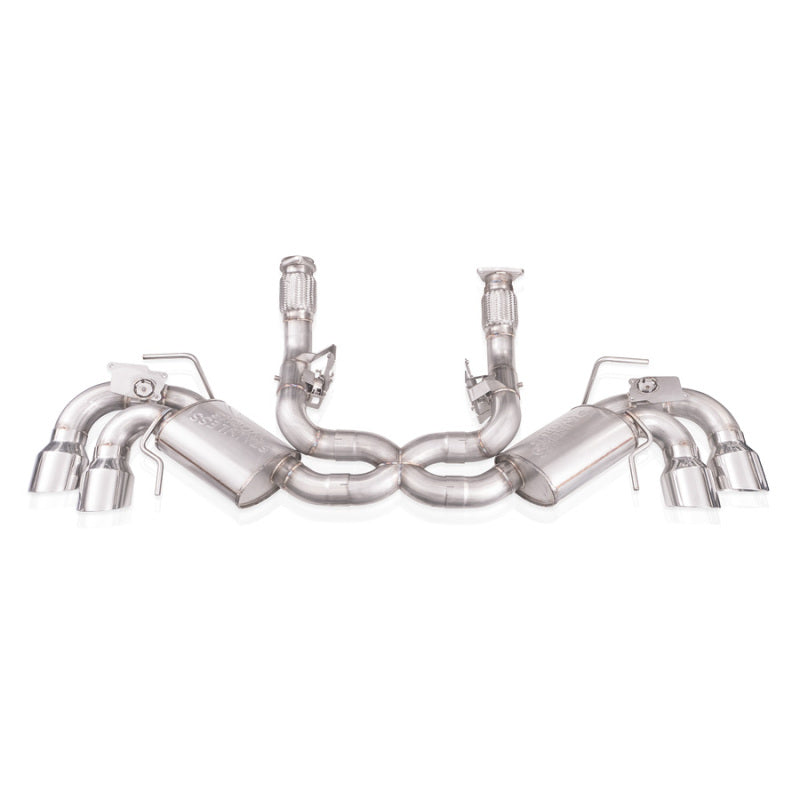 Stainless Works 20-21 Chevrolet Corvette C8 6.2L Legend Cat-Back Exhaust w/ Polished Tips