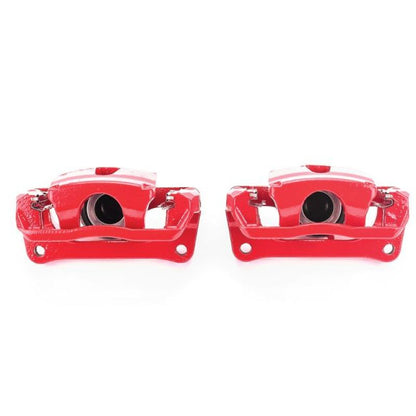 PowerStop Power Stop 12-17 Ford F-150 Rear Red Calipers w/Brackets - Pair