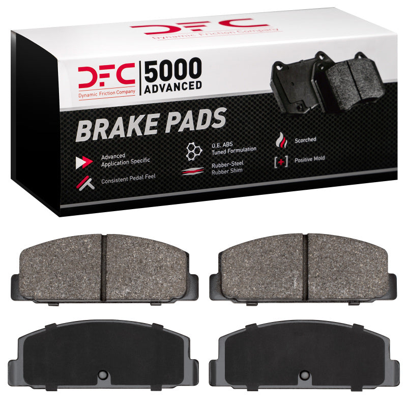 DFC 78-89 Chrysler Conquest Rear 5000 Advanced Semi Metallic Brake Pads