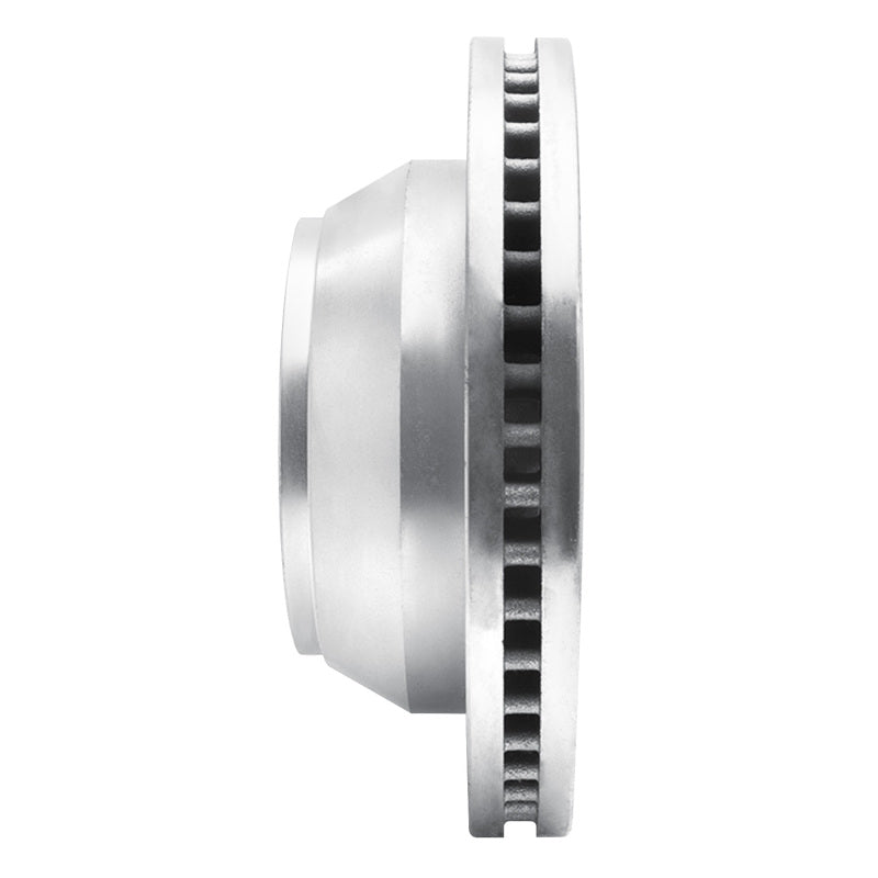 R1 Concepts R1 08-20 Ford E-450 Super Duty Rear Right Drilled & Slotted Silver Brake Rotor
