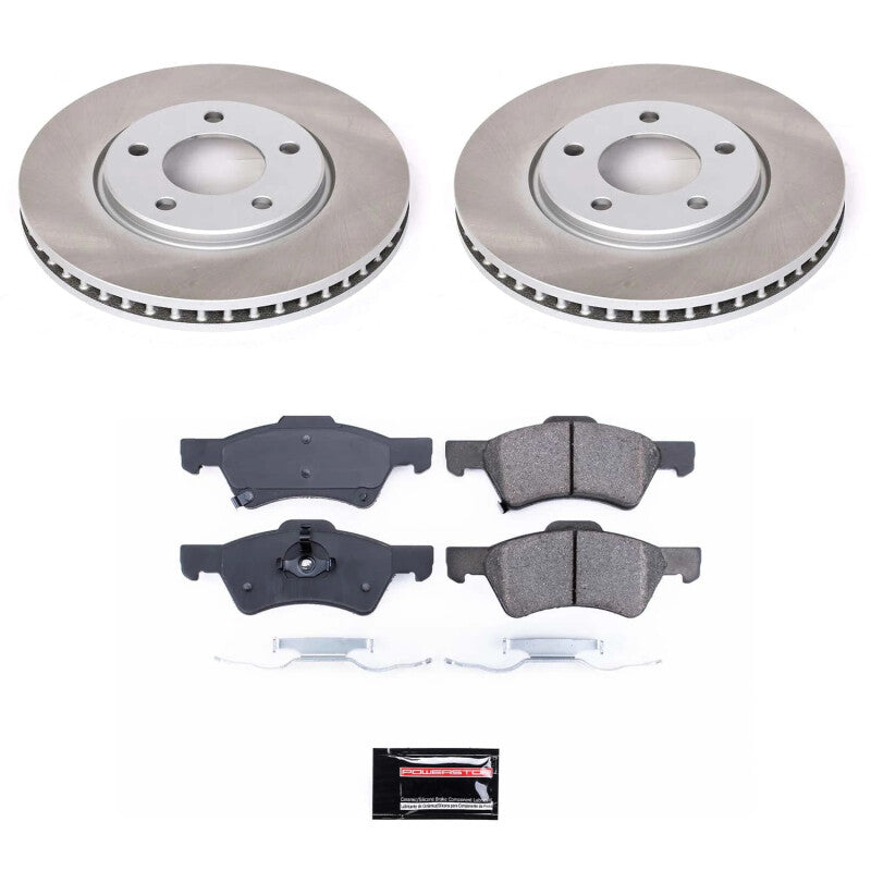 PowerStop Power Stop 01-07 Dodge Grand Caravan Front Semi-Coated Rotor Kit
