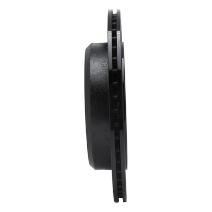 R1 Concepts R1 03-11 Ford Crown Victoria Rear Left Drilled & Slotted Black Brake Rotor