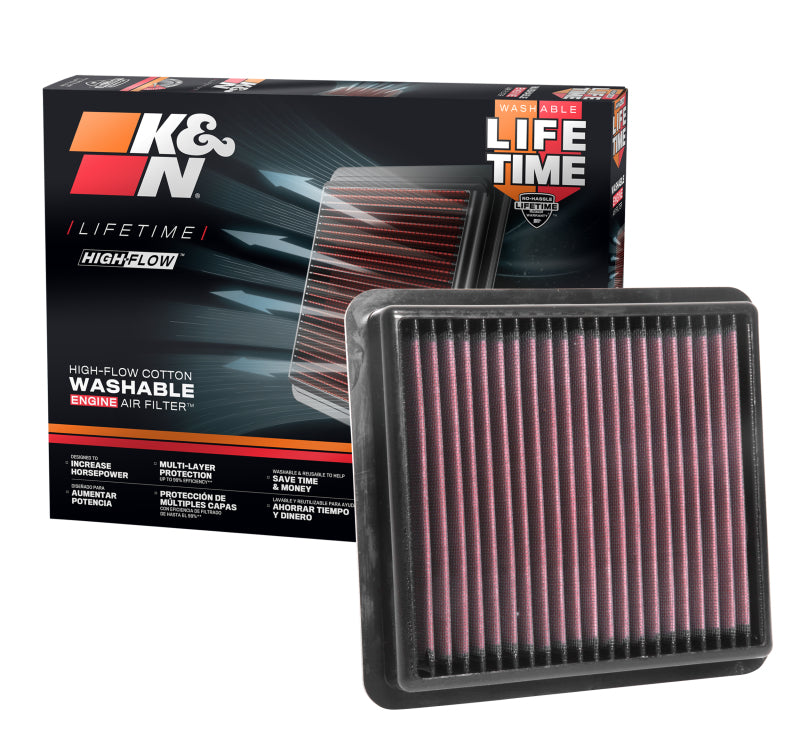 K&N Engineering K&N 2018 Honda Accord L4-2.0L F/I Turbo Drop In Air Filter
