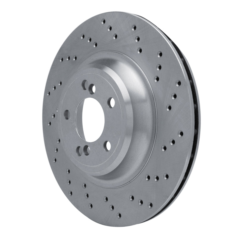 DFC 15-20 BMW M2 Right Rear Drilled Brake Rotor