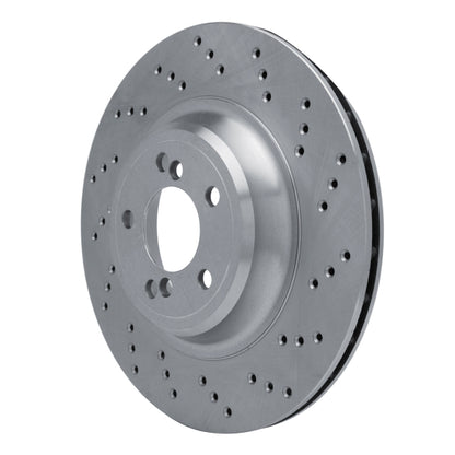 DFC 15-20 BMW M2 Right Rear Drilled Brake Rotor