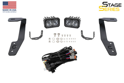 Diode Dynamics 18-21 Subaru Crosstrek Stage Series 2in LED Ditch Light Kit Sport - White Combo
