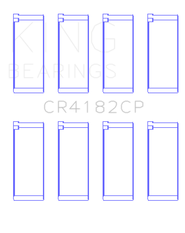 King Engine Bearings VW Abl/Aey/Agr/Ahh/Ahu (Size +0.50mm) Connecting Rod Bearing Set