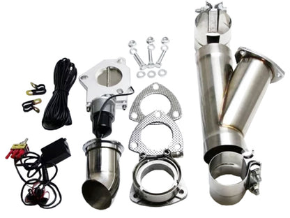 Granatelli Motor Sports Granatelli 2.25in Stainless Steel Electronic Exhaust Cutout w/Slip Fit/Band Clamp