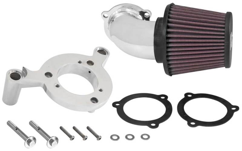 K&N Engineering K&N 01-15 Harley-Davidson Touring 96 / 103 / 08-15 Bright AirCharger Performance Intake