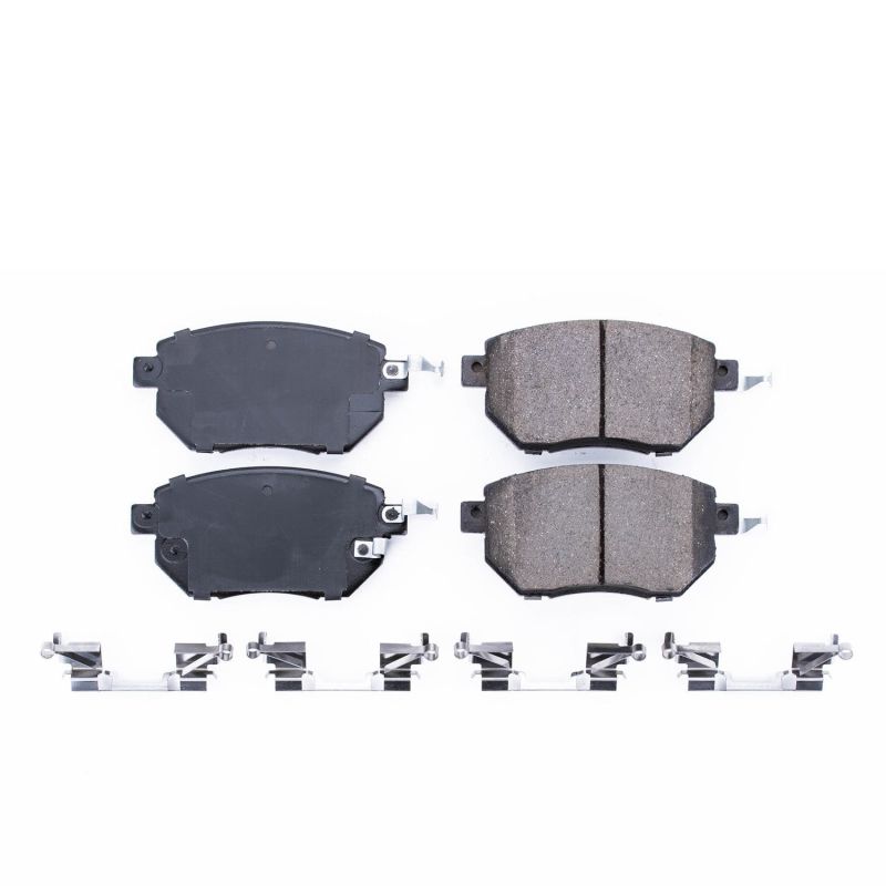 PowerStop Power Stop 03-06 Infiniti FX35 Front Z17 Evolution Ceramic Brake Pads w/Hardware