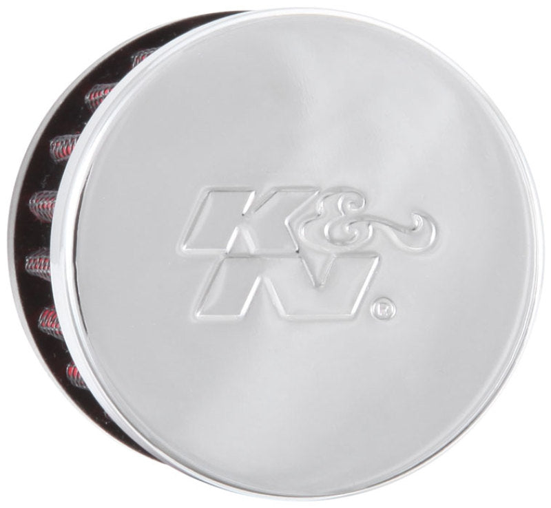 K&N Engineering K&N Clamp On Rubber Base Crankcase Vent Filter 0.5in Flange ID 2in OD 1.5in Height
