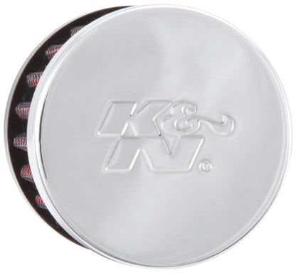 K&N Engineering K&N Clamp On Rubber Base Crankcase Vent Filter 0.5in Flange ID 2in OD 1.5in Height