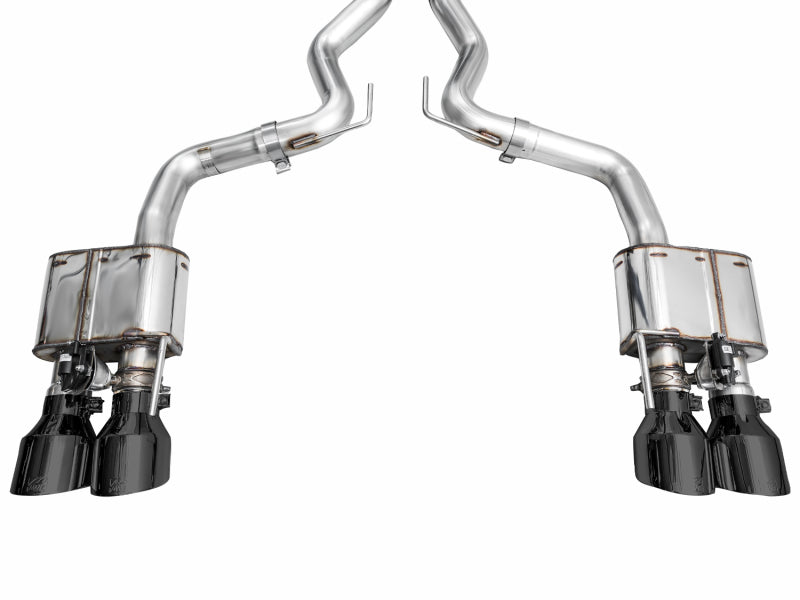 AWE Tuning 21-23 Ford Mustang Mach 1 SwitchPath Cat-Back Exhaust w/ Quad Diamond Black Tips