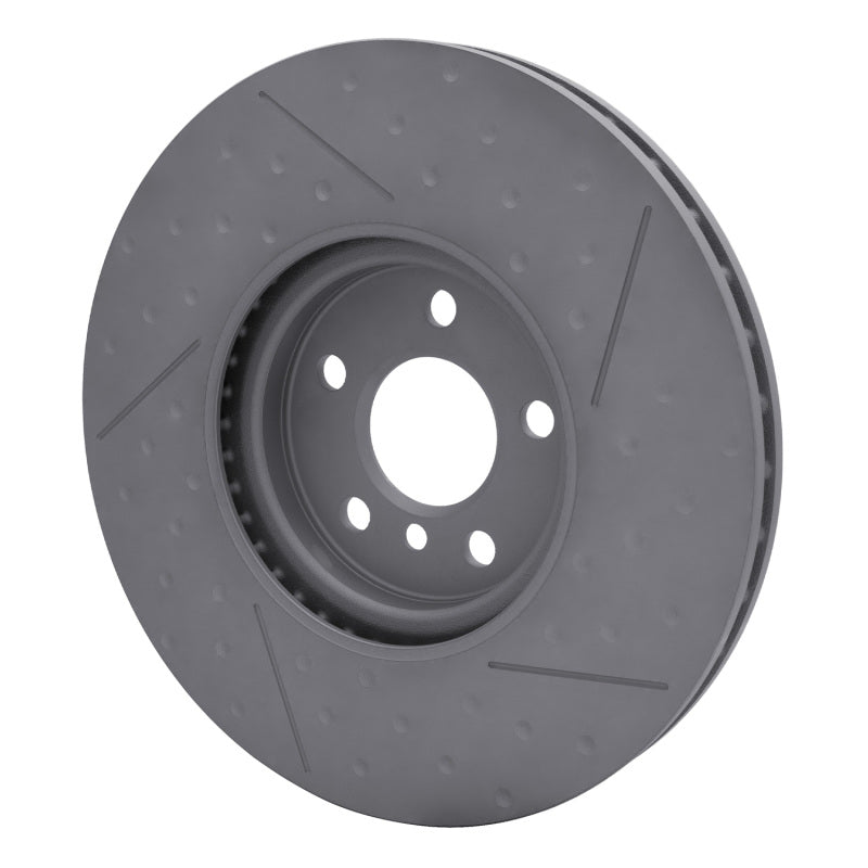 DFC 15-19 Mini Cooper (Excl Clubman) Front GeoSPEC Coated Rotor - Dimpled and Slotted