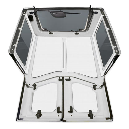 DEI 18-23 Jeep Wrangler JL 2-Door Boom Mat Complete Headliner Kit - 7 Piece - White