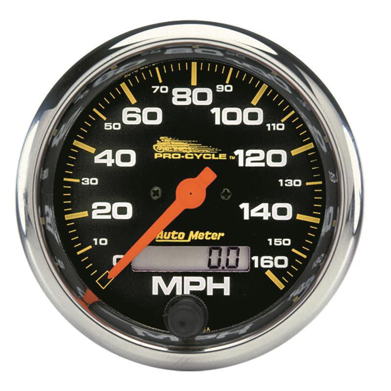 Autometer Pro-Cycle Gauge Speedo 3 3/4in 160 Mph Elec Black