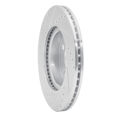 R1 Concepts R1 12-15 Scion IQ Front Right Drilled & Slotted Silver Brake Rotor