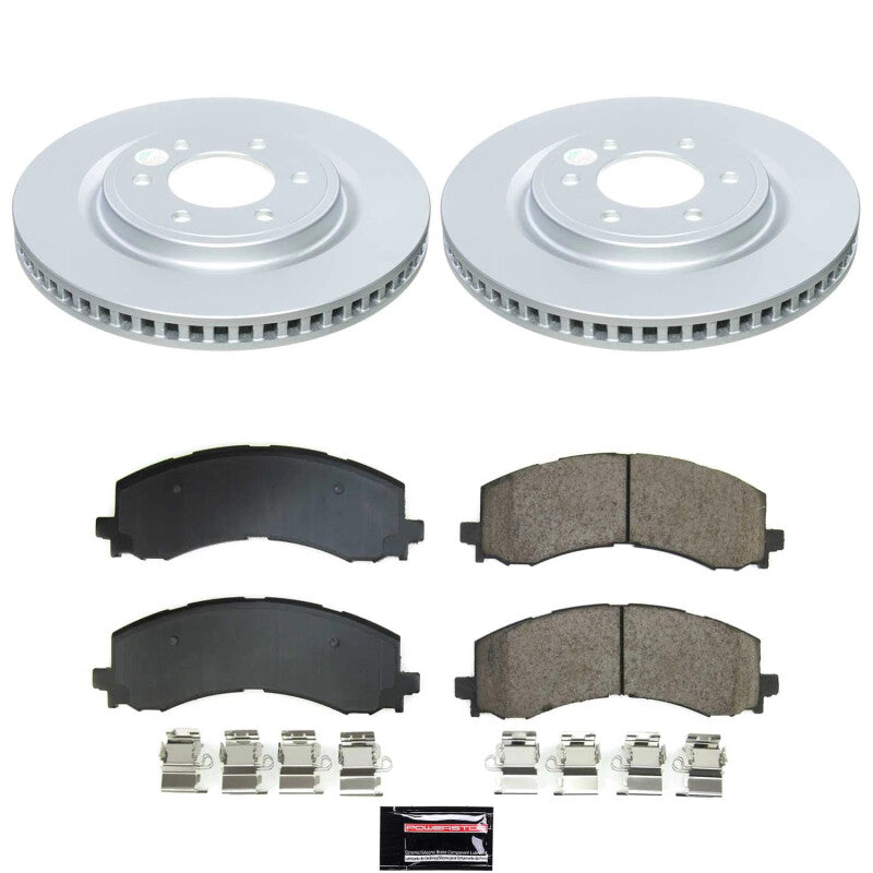 PowerStop Power Stop 22-23 Ford F-150 Lightning Front Z17 Coated Brake Kit