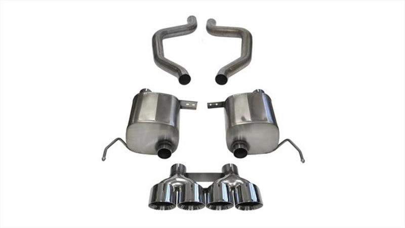 CORSA Performance Corsa 2017-2019 Corvette Z06 2.75in Axle Back Exhaust Polished Dual Rear Exit Quad 4.5in Tip (Sport)