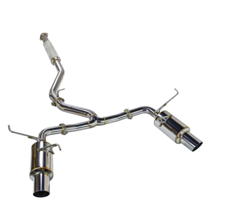 REMARK 2022+ Subaru WRX (VB) Cat-Back Exhaust - Dual R1 Spec Stainless (Resonated)