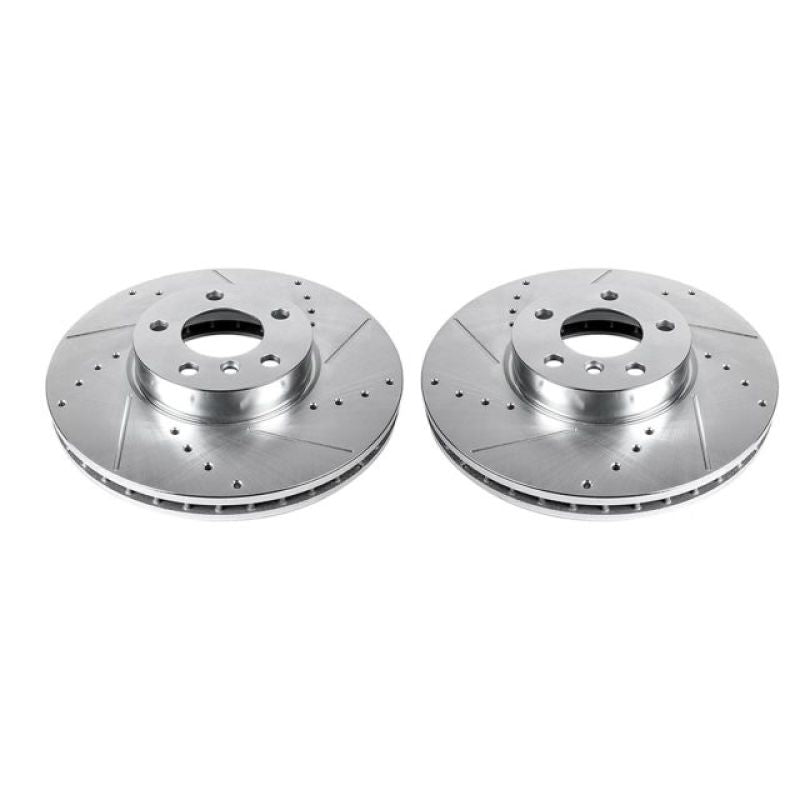 PowerStop Power Stop 07-18 BMW X5 Front Evolution Drilled & Slotted Rotors - Pair