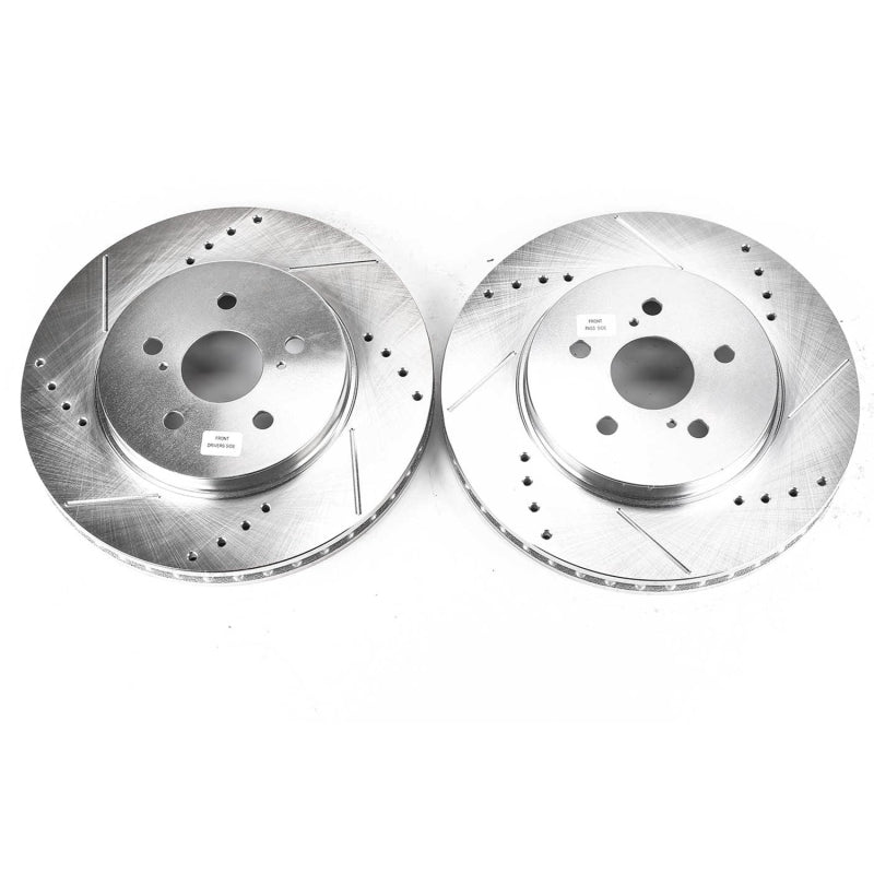 PowerStop Power Stop 04-06 Lexus RX330 Front Evolution Drilled & Slotted Rotors - Pair