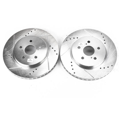 PowerStop Power Stop 04-06 Lexus RX330 Front Evolution Drilled & Slotted Rotors - Pair