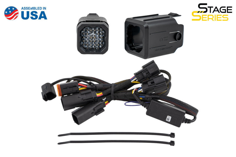 Diode Dynamics Hitch Mount LED Pod Reverse Kit for GMC Sierra 1500 2019-2023 C1R