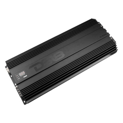 DS18 1-Chnl Amp 18000 Burst/0.67ohm 10000/1ohm 5800/2ohm 3500/4ohm Watts RMS w/ Voltmeter Black