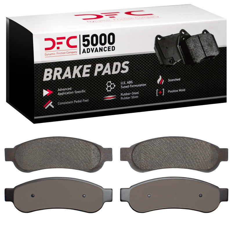 DFC 05-10 Ford F-350 Super Duty 2WD Rear 5000 Advanced Semi Metallic Brake Pads