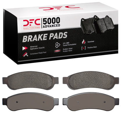 DFC 05-10 Ford F-350 Super Duty 2WD Rear 5000 Advanced Semi Metallic Brake Pads