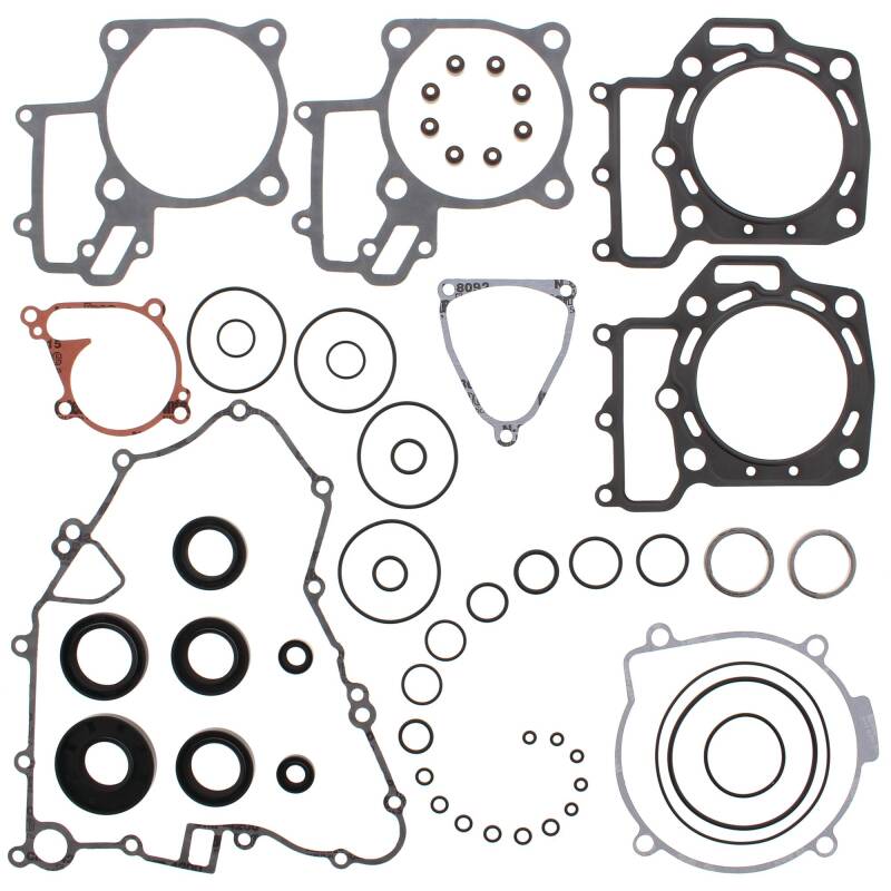 Vertex Pistons Vertex Gaskets 05-11 Kawasaki KVF750 Brute Force Complete Gasket Kit w/ Oil Seals