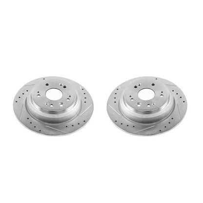 PowerStop Power Stop 10-11 Honda Accord Crosstour Rear Evolution Drilled & Slotted Rotors - Pair