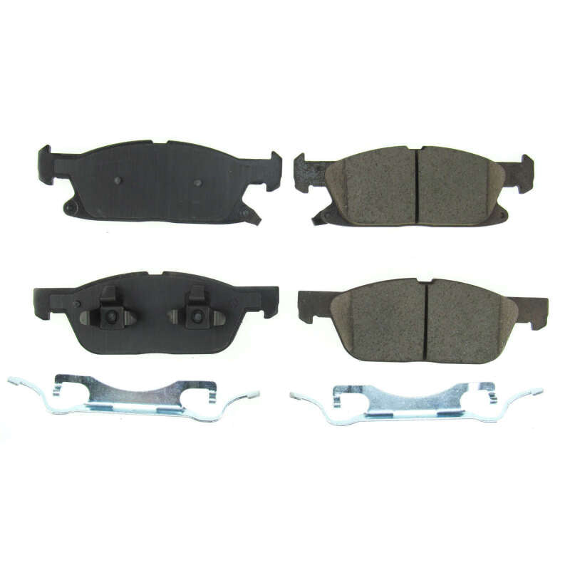 PowerStop Power Stop 2019 Ford Edge Front Z17 Evolution Ceramic Brake Pads w/Hardware