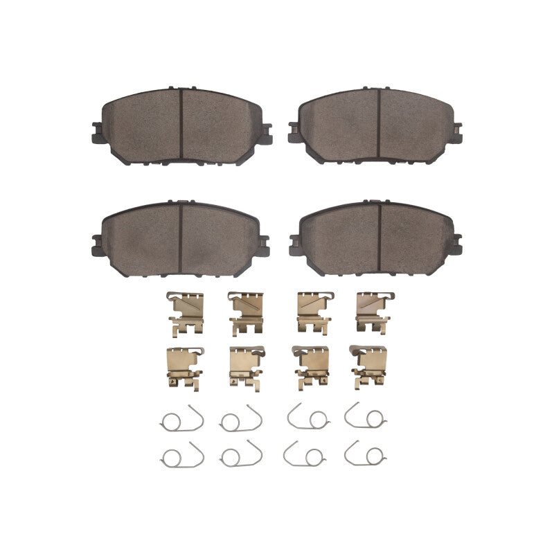 R1 Concepts R1 21-25 Nissan X-Trail (Mexico) Front Ceramic Pads & Hardware Kit