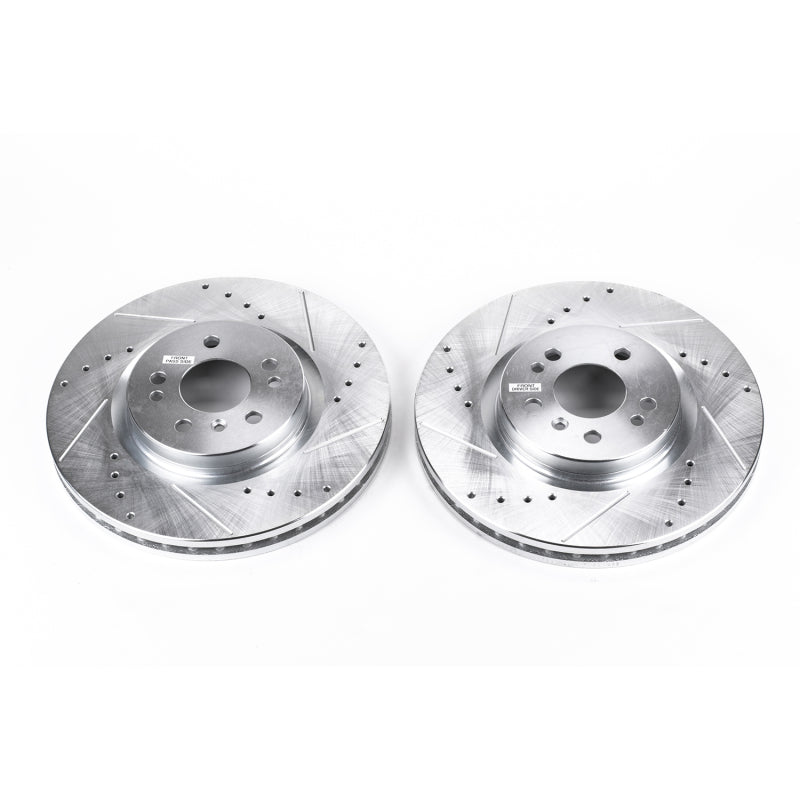 PowerStop Power Stop 07-09 Mercedes-Benz ML320 Front Evolution Drilled & Slotted Rotors - Pair