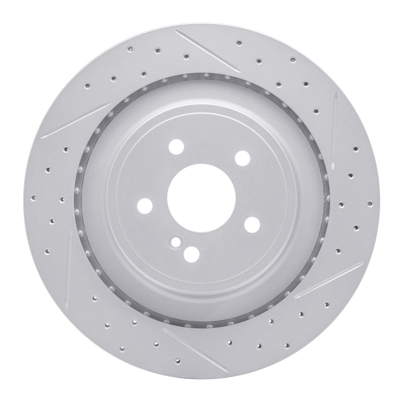R1 Concepts R1 10-18 Mercedes-Benz Cls63 AMG Rear Right Drilled & Slotted Geo-Carbon Rotor