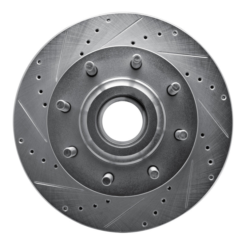 R1 Concepts R1 06-12 Ford F-250 2WD (Super Duty) Front Left Drilled & Slotted Silver Brake Rotor
