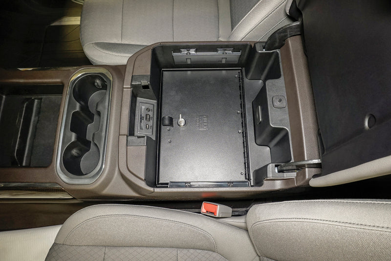 Tuffy Products Tuffy Console Safe W/ Keyed Lock For Chevrolet Silverado And Gmc Sierra W/ Flow Thru Console