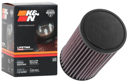 K&N Engineering K&N Filter Universal Rubber Filter 2.75in Flange 4.75in Base 4in Top 8in Height