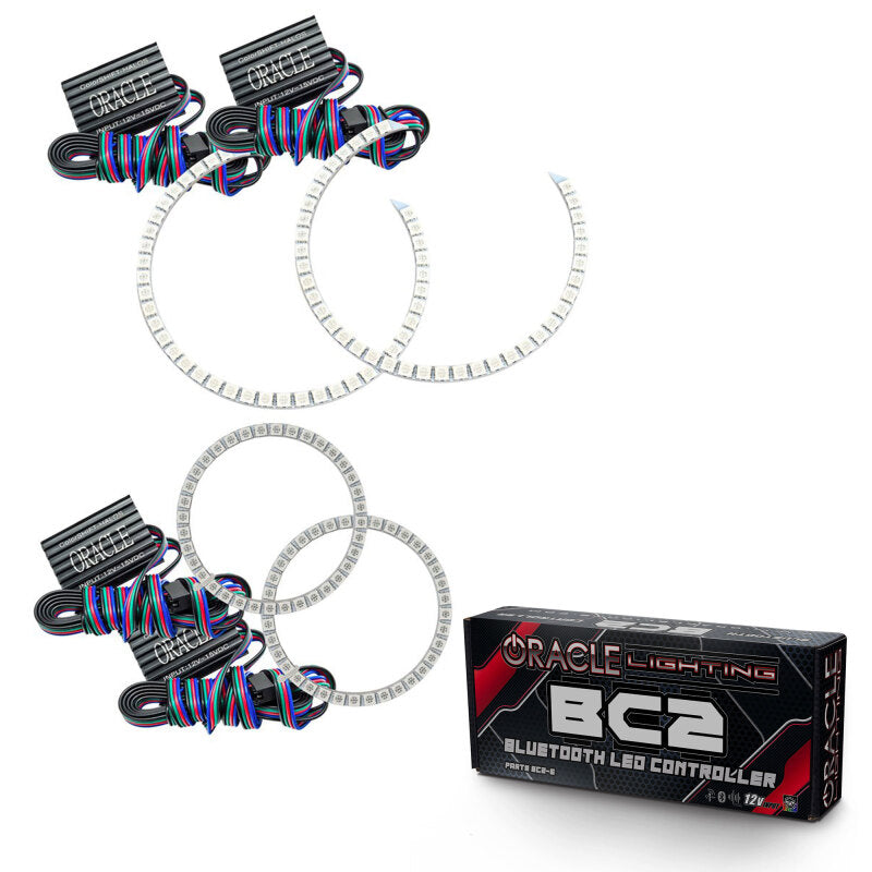 ORACLE Lighting Oracle Mercedes Benz C-Class 08-11 Halo Kit - ColorSHIFT w/ BC1 Controller
